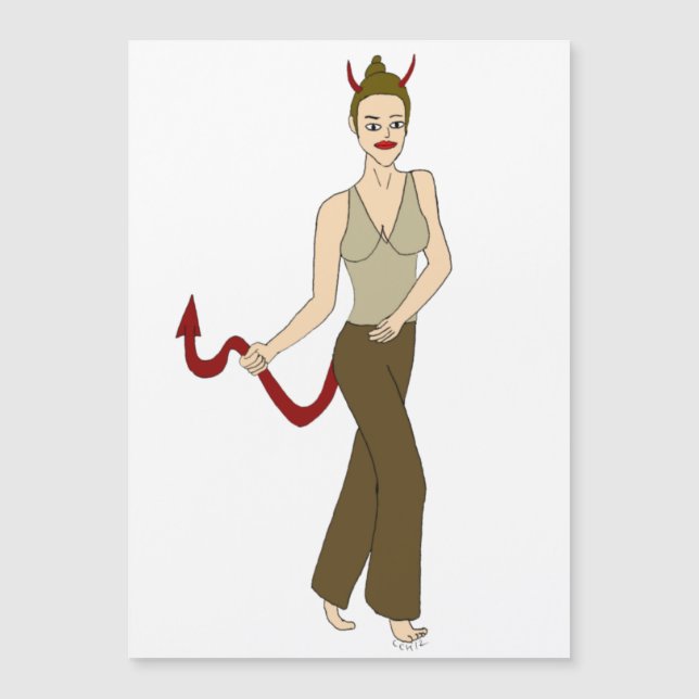fille diable (Devant)