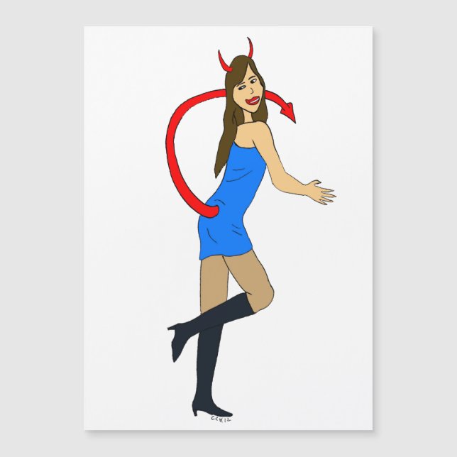 fille diable (Devant)