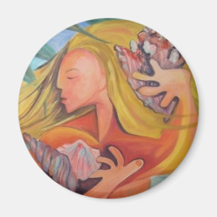 Fille d'île - aimant