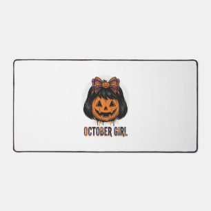 Fille d'octobre Citrouille Arc Halloween Vecteur C