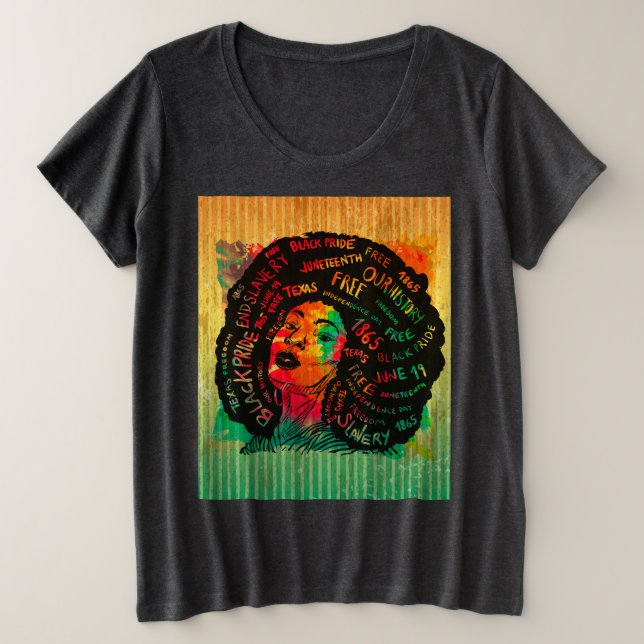 Fille du Mois de l'histoire des Noirs (Design devant)