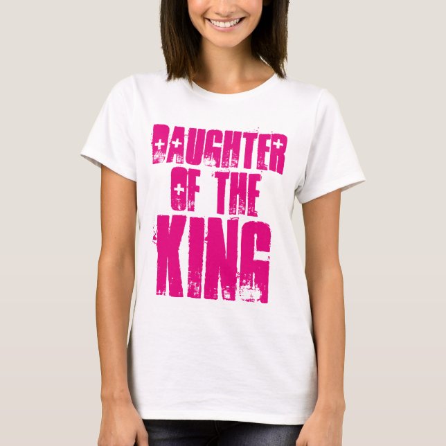 FILLE DU ROI T-shirts chrétiens (Devant)