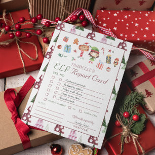 Fille Elf Carte de rapport pour enfants