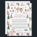 Fille Elf | Lettre d'adieu aux elfes de Noël pour<br><div class="desc">Faites de cette tradition de vacances avec vos enfants un peu plus de plaisir avec cette mignonne lettre "Au revoir de votre Elfe". Ajoutez votre choix de personnalisation. Ils rendront l'expérience amusante et vous aurez un souvenir merveilleux pour les années à venir. Ajoutez votre libellé personnalisé à cette conception à...</div>
