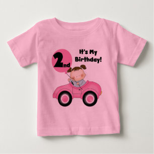 Fille en 2èmes T-shirts et cadeaux d'anniversaire