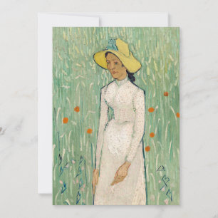 Fille en blanc   Vincent van Gogh