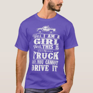 Fille et son T-shirt Camion - Chemises Camion Fill