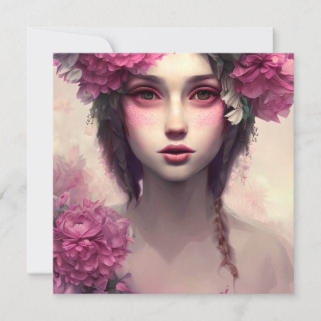 Fille éthérée avec des taches roses (Devant)