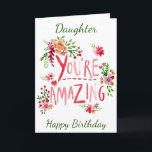 FILLE EXTRAORDINAIRE sur votre carte d'anniversair<br><div class="desc">ENVOYEZ "VOTRE FILLE" CETTE "CARTE EXTRAORDINAIRE" ET VOUS POUVEZ AJOUTER SON ÂGE SI VOUS LE SOUHAITEZ... .COMME TOUJOURS SUR MES CARTES. MERCI D'AVOIR ARRÊTÉ PAR L'UN DE MES HUIT MAGASINS !!!</div>