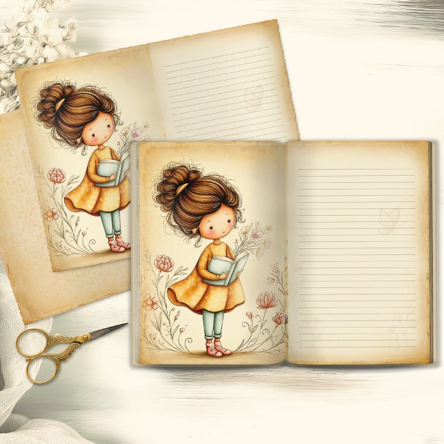 Fille Fantaisiste avec Page de Journal Junk de Liv (Créateur téléchargé)