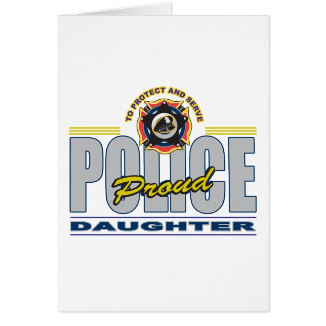 Fille fière de police (Devant)