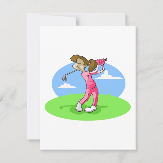 fille golfeuse (Devant)