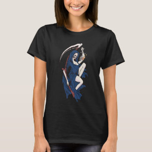 Fille Grim Reaper - T-Shirt Halloween