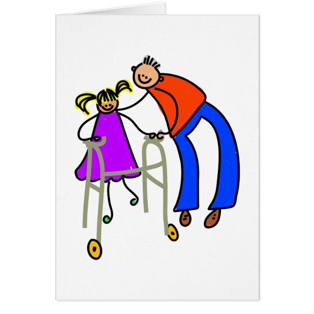 Fille handicapée (Devant)