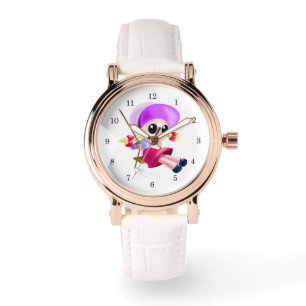 Fille heureuse qui se balance Montre