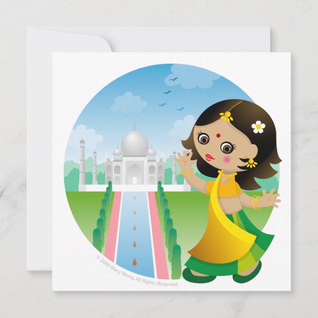 fille indienne (Devant)