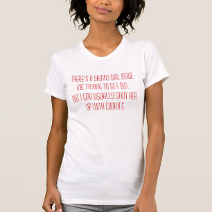 Fille maigre à l'intérieur de moi T-shirt