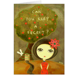 Fille mignonne - pouvez-vous garder un secret ?
