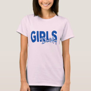 Fille Ne pleure pas typographie rose pâle T-shirt