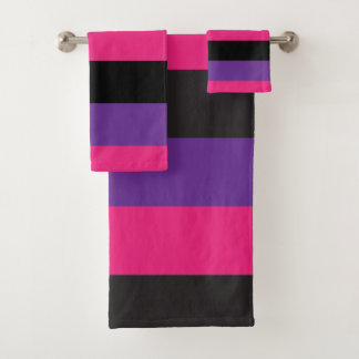 Fille noire violet rose