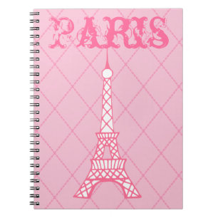 Fille Paris Tour Eiffel Carnet Cadeau
