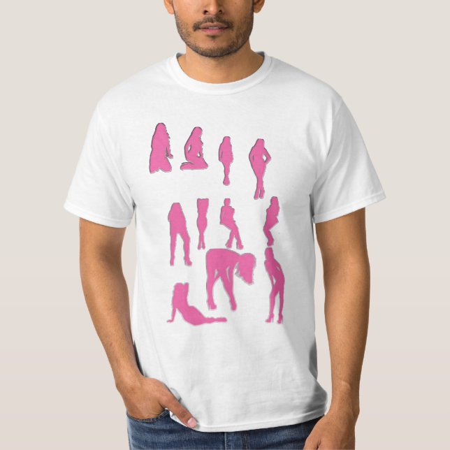 Fille Pin-Up T-shirt Vintage (Devant)