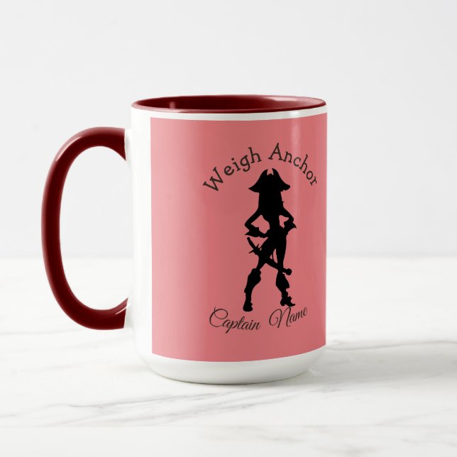 fille Pirate mug (Gauche)