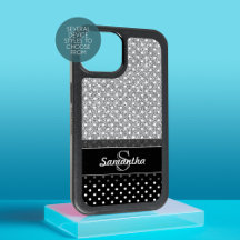 Fille Polka Motif Faux Parties scintillant et Mono