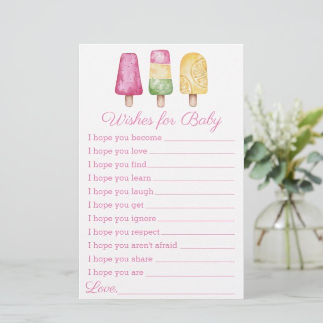 Fille prête à faire éclater la Baby Shower d'été (Debout devant)