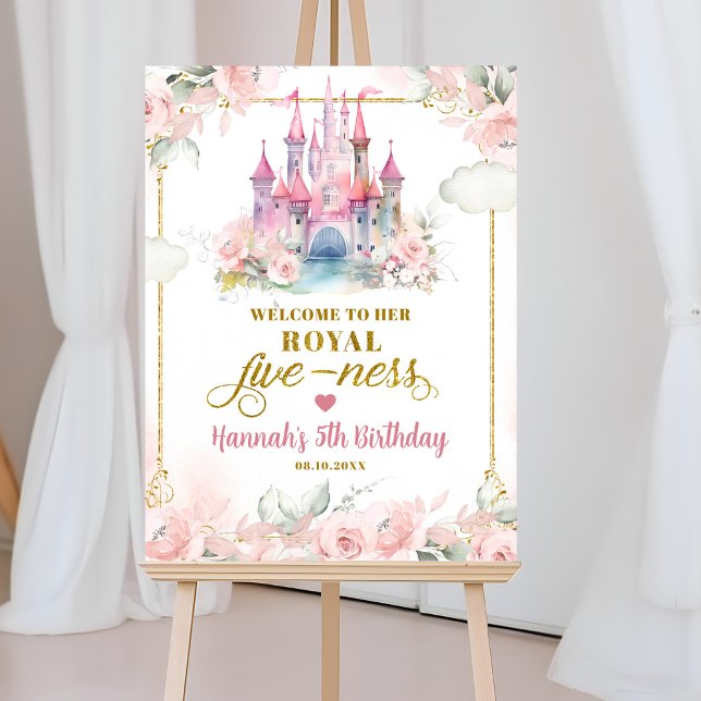 Fille Princesse Son Royal Fively Affiche de bienve (Créateur téléchargé)