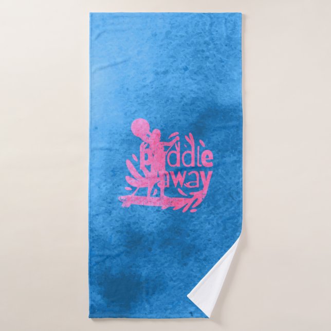 Fille qui aime pagayer  (Serviette de bain)