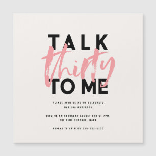 Fille rose moderne typographie minimale 30e