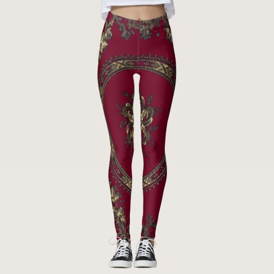 Fille rouge leggings