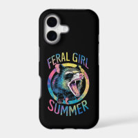 Fille Sauvage Été Opossum Tie Dye Raton Laveur