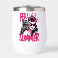 Fille sauvage vintage été Opossum Drôle Raton lave