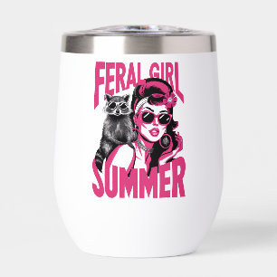 Fille sauvage vintage été Opossum Drôle Raton lave