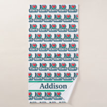 Fille Scouting I Heart Scouts Serviette