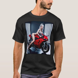 Fille sexy sur un T-Shirt pour hommes - Blonde & M