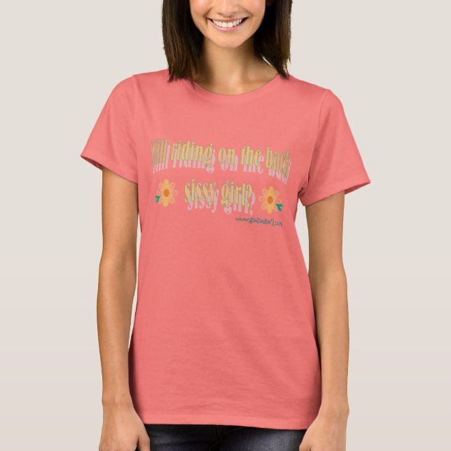 Fille Sissy - T-shirt Ringer (Devant)