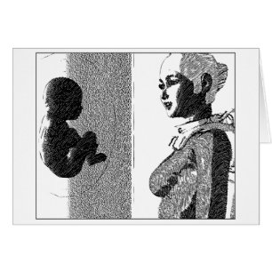 fille spatiale et bébé