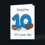 *FILLE* SUR SA CARTE D'ANNIVERSAIRE "10 ANS"<br><div class="desc">JOYEUX ANNIVERSAIRE DE 10 ANS POUR TOI FILLE TRÈS SPÉCIALE. MERCI D'ÊTRE PASSÉE PAR UN DE MES HUIT MAGASINS.</div>