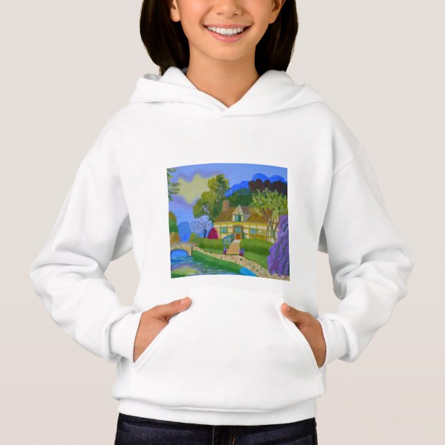 Fille Sweat - shirt à capuche (Devant)