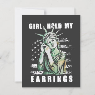 Fille, Tiens mes oreilles Liberté Statut Américain