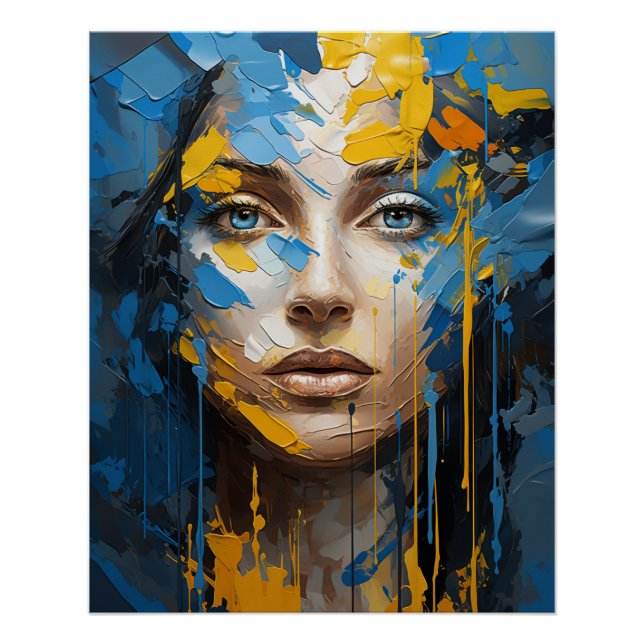 Fille ukrainienne Affiche Glossy (Devant)