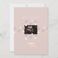 Fille Ultrasound Butterfly Funny Baby Merci