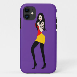 ♔° ・ Fille Vampire mortelle iPhone 5 Coque ・° ♔