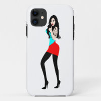♔° ・ Fille Vampire mortelle iPhone 5 Coque ・° ♔