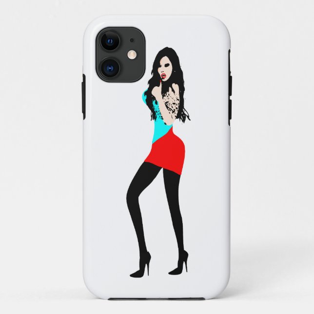 ♔° ・ Fille Vampire mortelle iPhone 5 Coque ・° ♔ (Dos)