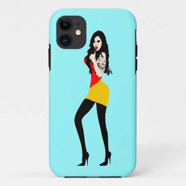 ♔° ・ Fille Vampire mortelle iPhone 5 Coque ・° ♔ (Dos)