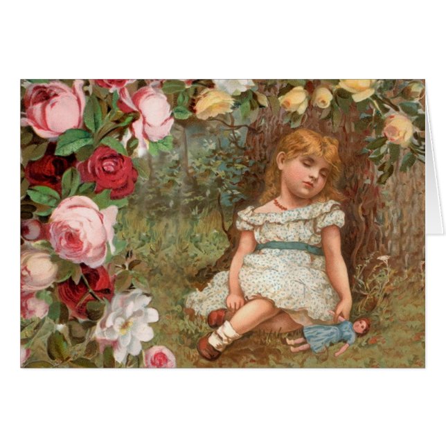 Fille victorienne dans le pays des merveilles (Devant horizontal)